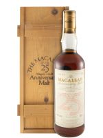 Macallan 25th Anniversary 25 years (wooden case)