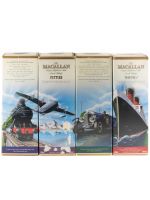 Conjunto Macallan Travel Decades Series Collection 4x50cl (caixa danificada)