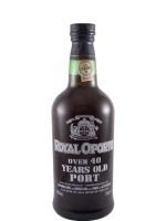 Real Companhia Velha Royal Oporto +40 years Port (pyrographed bottle)