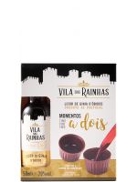 Miniatura Licor de Ginja de Óbidos Vila das Rainhas c/2 Copos de Chocolate