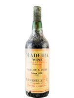 1920 Madeira H. M. Borges Caves de S. Pedro Solera