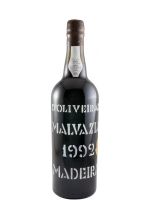1992 Madeira D'Oliveiras Malvasia Frasqueira