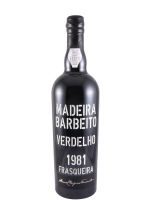 1981 Madeira Barbeito Verdelho Frasqueira
