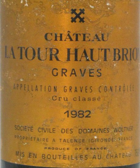 1982 Château La Tour Haut-Brion tinto