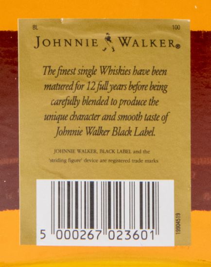 Johnnie Walker Black Label 12 years 1L