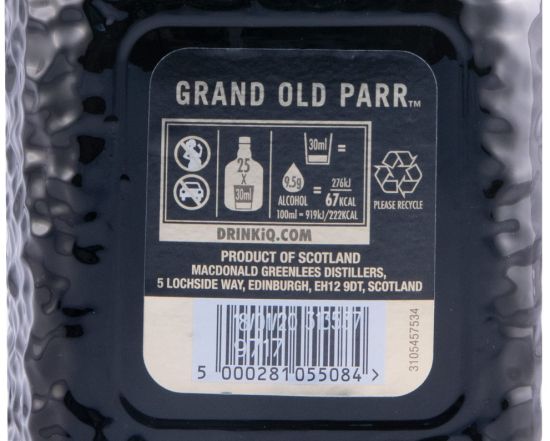 Old Parr 18 years