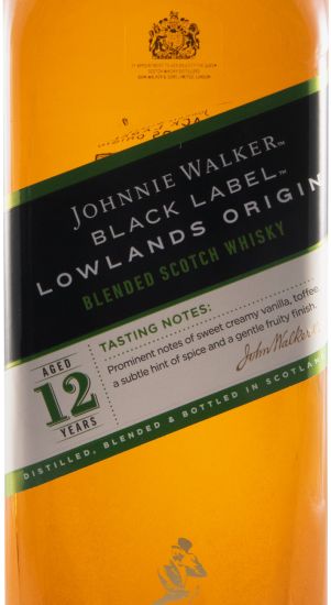 Johnnie Walker Black Lowlands Origin Edição Limitada 12 anos 1L