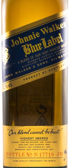 Johnnie Walker Blue Label (former bottle)