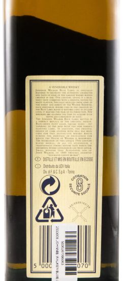 Johnnie Walker Blue Label (former bottle)