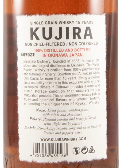 Kujira Ryukyu Single Grain 15 anos