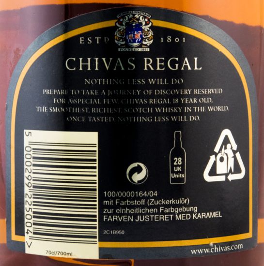 Chivas Regal 18 anos