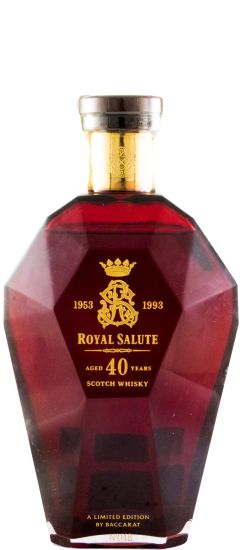 Royal Salute 40 anos Baccarat Decanter