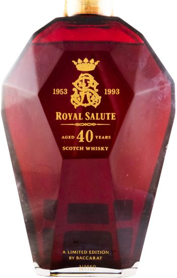 Royal Salute 40 anos Baccarat Decanter