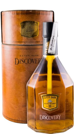 Cutty Sark Discovery 18 anos (estojo em pele)