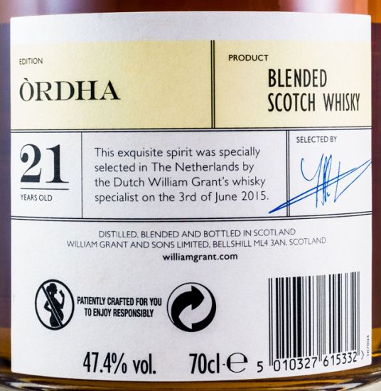 Ordha Rare Cask Reserves 21 anos