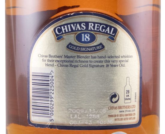 Chivas Regal Gold Signature 18 years
