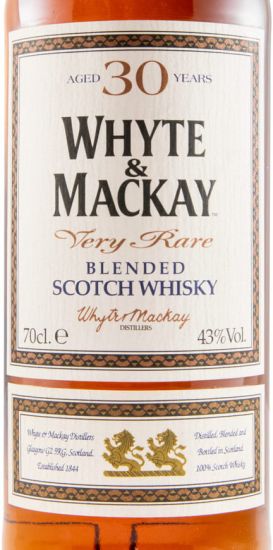 Whyte & Mackay Very Rare 30 years (former bottle)