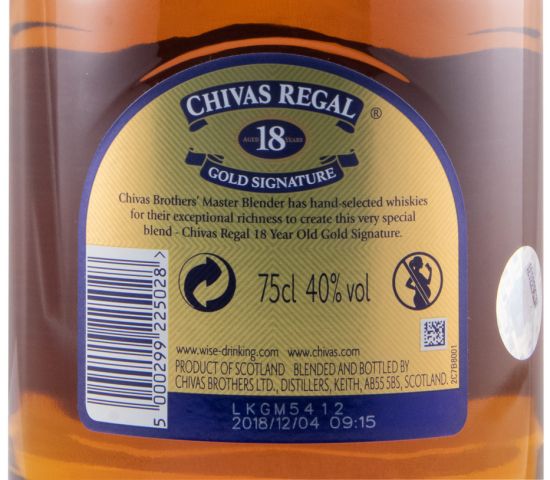Chivas Regal 18 years 75cl