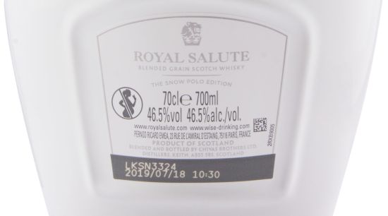 Royal Salute The Snow Polo Edition 21 years