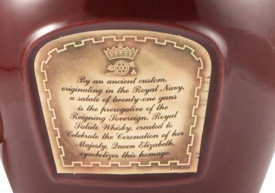 Royal Salute 21 anos 43% (garrafa antiga) 75cl