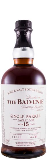 Balvenie Single Barrel Sherry Cask 15 years