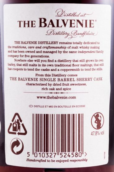 Balvenie Single Barrel Sherry Cask 15 years