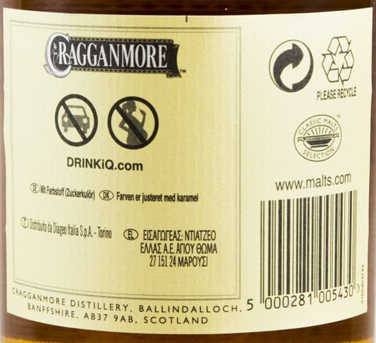 Cragganmore 12 anos