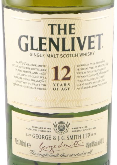 Glenlivet Single Malt 12 anos