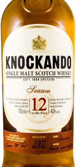 2002 Knockando 12 anos