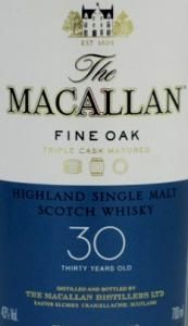 Macallan Fine Oak 30 anos