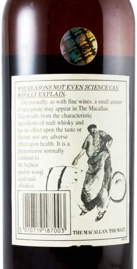 1980 Macallan 18 anos Sherry Cask
