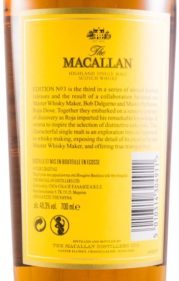 Macallan Edition N.º 3 Edição Limitada