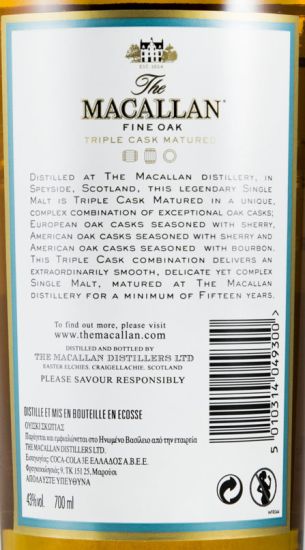 Macallan Fine Oak 15 anos