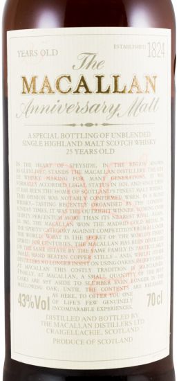 Macallan 25 Anniversary