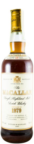 1979 Macallan 18 anos Sherry Cask (engarrafado em 1997)
