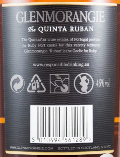 Glenmorangie The Quinta Ruban 12 anos
