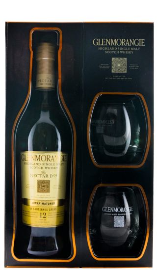 Glenmorangie Nectar D'Or 12 years w/Glasses