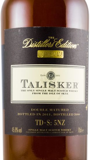 2000 Talisker Amoroso Distillers Edition