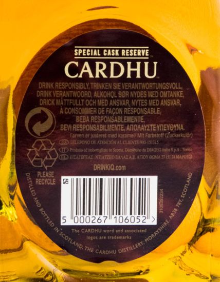 Cardhu Special Cask Reserve Cs/cR.13.15