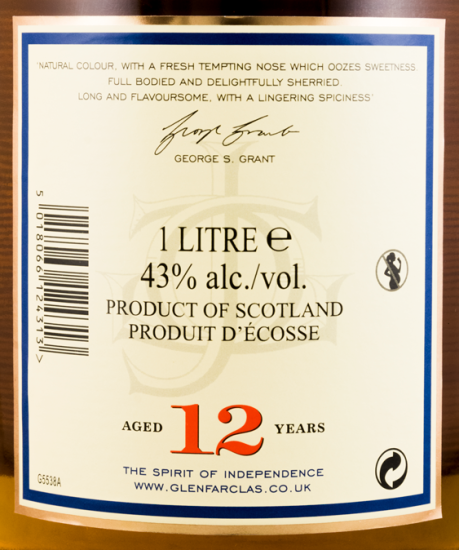 Glenfarclas 12 years 1L