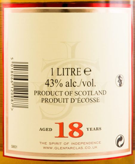 Glenfarclas 18 anos 1L