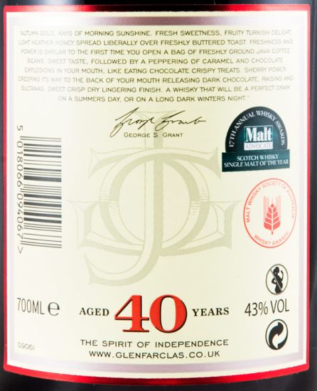 Glenfarclas 40 years
