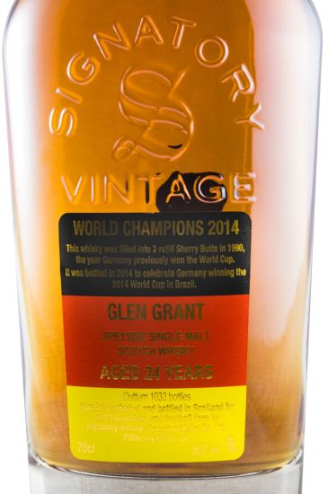 1990 Signatory Vintage Glen Grant 24 anos (engarrafado em 2014)
