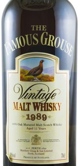 1989 Famous Grouse Vintage Malt