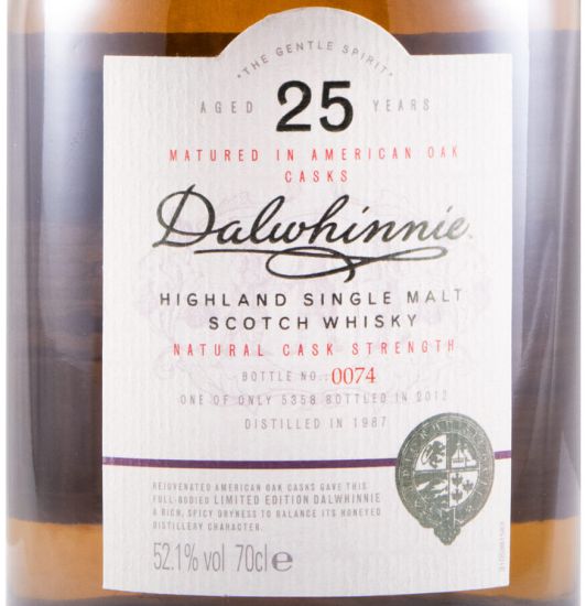 Dalwhinnie Natural Cask Strength 25 years