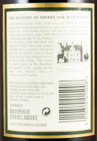 1984 Macallan 15 anos