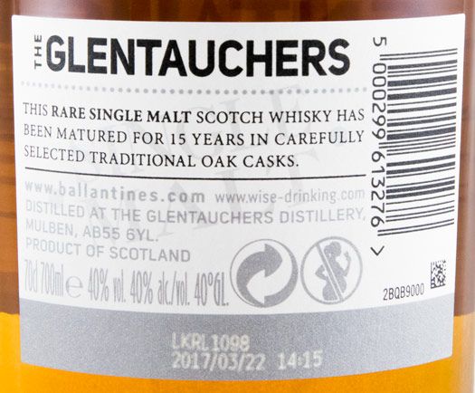 Ballantine's Glentauchers 15 years