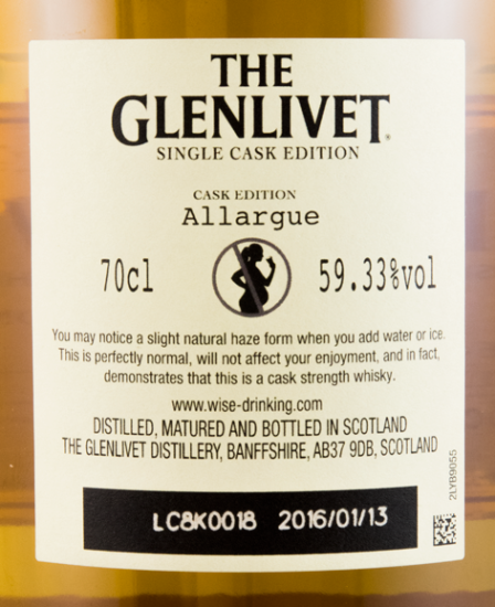 Glenlivet Allargue Single Cask Edition 18 anos