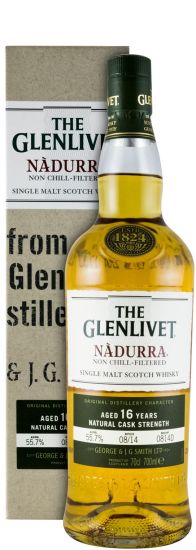 Glenlivet Nadurra Natural Cask Strength 16 anos