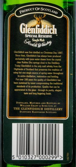 Glenfiddich Special Reserve 1L
